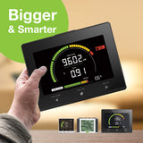 Efergy E-Max Kit EMAX-CT-US 7.9" Color Energy Monitor No Wi-Fi required. Data download direct from the monitor