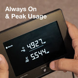 Efergy E-Max Kit EMAX-CT-US 7.9" Color Energy Monitor No Wi-Fi required. Data download direct from the monitor